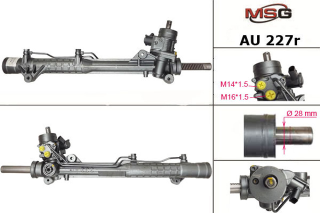 Реечный рулевой механизм MSG Rebuilding AU227R цена, от 152.03 USD