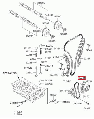  244612G050 Hyundai/Kia