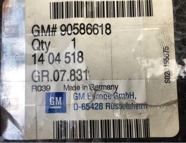 90586618 General Motors Энергопоглотитель заднего бампера