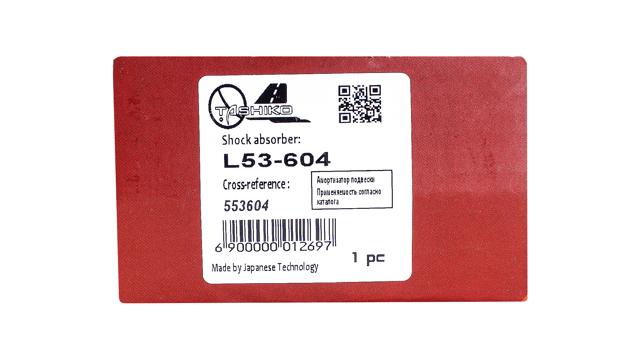 Амортизатор задний L53604 Tashiko