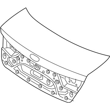 Крышка багажника 69200D5000 Hyundai/Kia