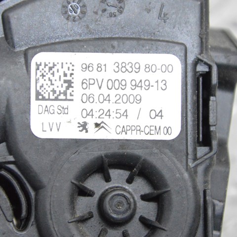 9681383980 Peugeot/Citroen pedal de gás (de acelerador)