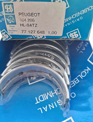 H10715050 Glyco Комплект коренных вкладышей коленвала , 2-й ремонт