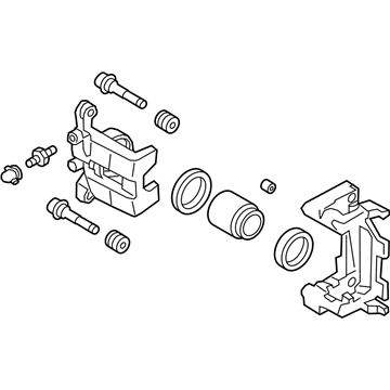 Купить 440015NA0A Nissan/Infiniti Суппорт задний правый