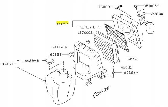  46051FL000 Subaru