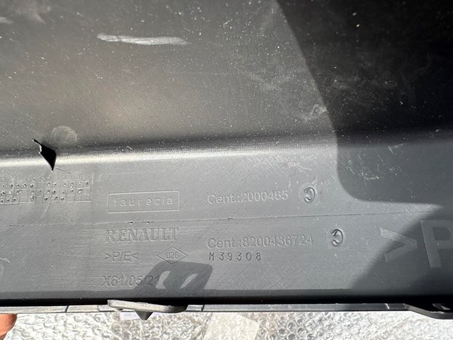7701478199 Renault (RVI) placa sobreposta do pára-choque traseiro