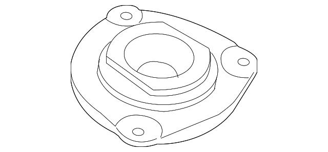 Опора амортизатора переднего левого Nissan/Infiniti 543213SH0C цена, от 16.93 USD
