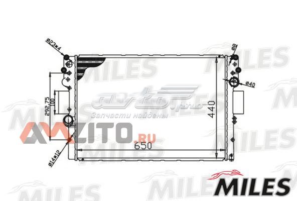 Радиатор ACRM099 Miles