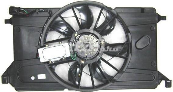 Z60115025B Mazda difusor do radiador de esfriamento, montado com motor e roda de aletas