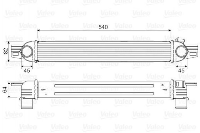 Интеркулер 818545 VALEO