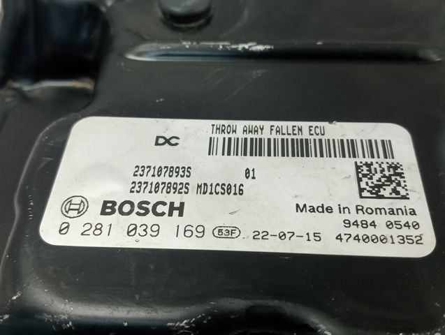 237107893S Renault (RVI) Мозги двигателя