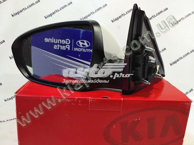 876102T240 Hyundai/Kia Левое боковое зеркало