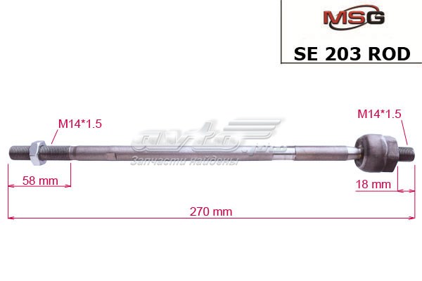 Поперечна рульова тяга ліва SE203ROD MS GROUP