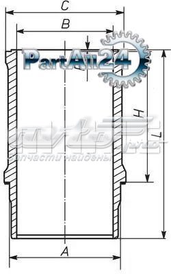 209WN2201 Mahle Original Поршневая гильза