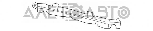 Направляющая переднего бампера левая FPS FP3808931 цена, от 9.15 USD