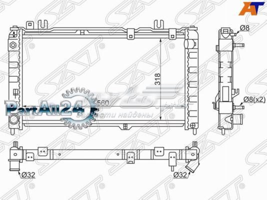 Радиатор SGLD0001ATR SAT