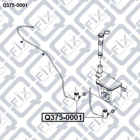 Насос омывателя Q-fix Q3750001