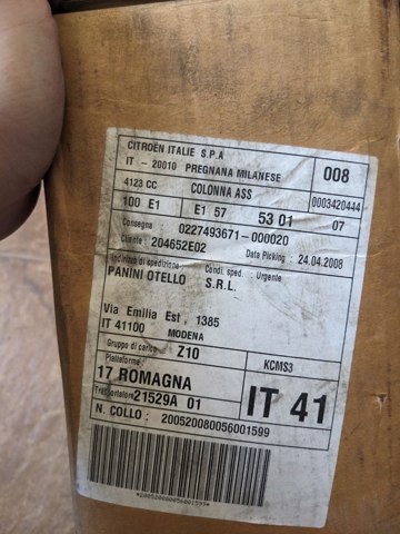 Coluna da direção Citroen Xsara Picasso N68