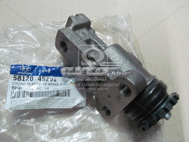 Цилиндр тормозной колесный рабочий передний Hyundai/Kia 5812045201 цена, от 70.05 USD