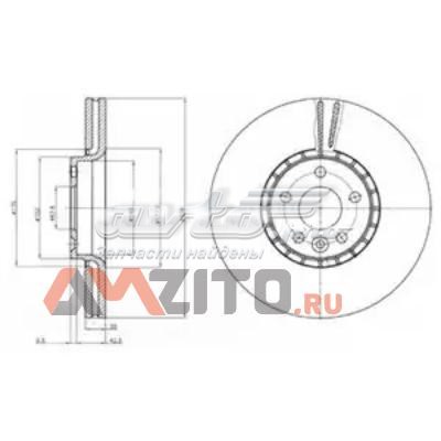 Передние тормозные диски BG9085 Delphi