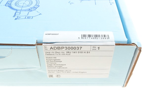 ADBP300037 Blue Print kit de embraiagem (3 peças)