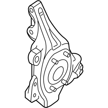 Кулак поворотный передний левый Nissan/Infiniti 400155AA1A