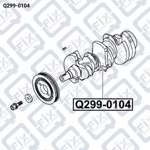 Купить Q2990104 Q-fix Коленвал