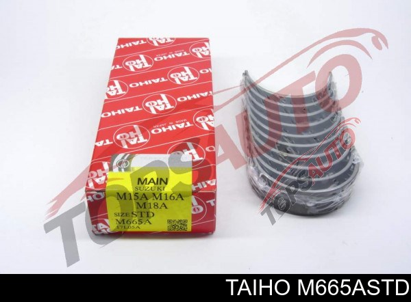 Купить M665ASTD Taiho Вкладыши коленвала, коренные, комплект, стандарт (STD)