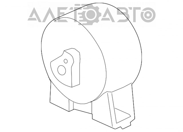 5085498AB Chrysler coxim de transmissão (suporte da caixa de mudança)