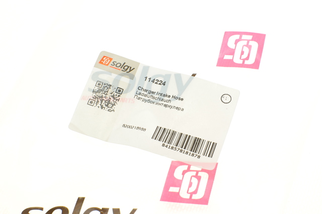 Купить 114224 Solgy Патрубок воздушный, вход в турбину (наддув)