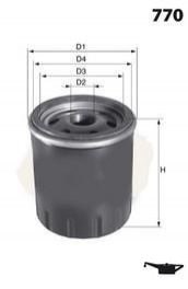 ELH4454 Mecafilter filtro de óleo