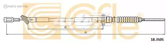 Трос сцепления 183505 Cofle