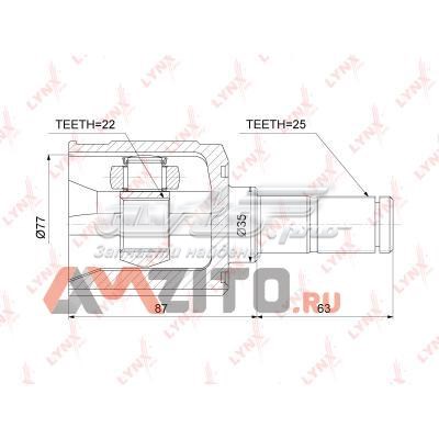 ШРУС внутренний передний CI3751 Lynxauto