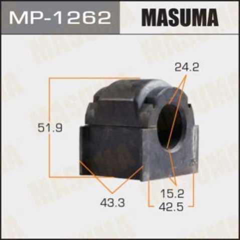 Втулка стабилизатора переднего MP1262 Masuma