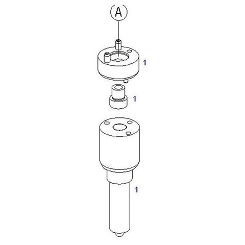 Распылитель форсунки 2437010091 Bosch