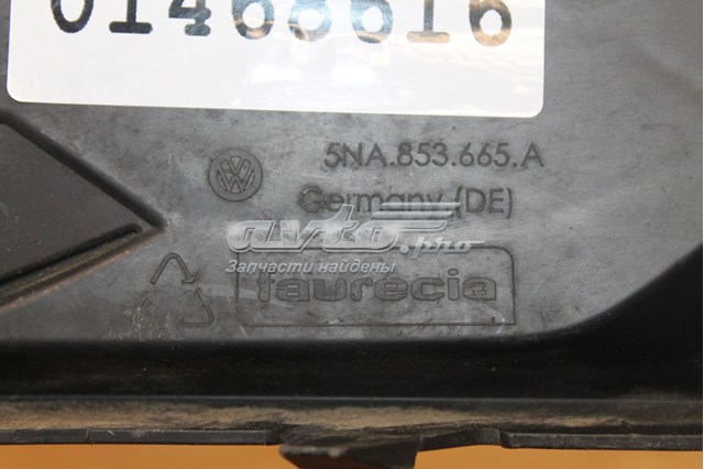 5NA8536659B9 VAG Решетка переднего бампера, левая верхняя