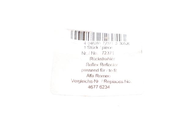 Правый отражатель бампера Polcar 1404886X