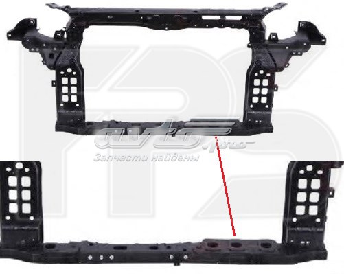 FP 3237 200-P FPS suporte do radiador montado (painel de montagem de fixação das luzes)