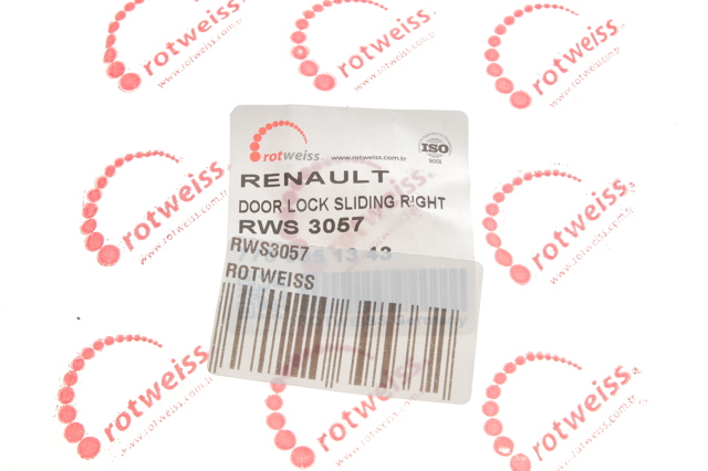 RWS3057 Rotweiss Замок и ручки (передней) двери