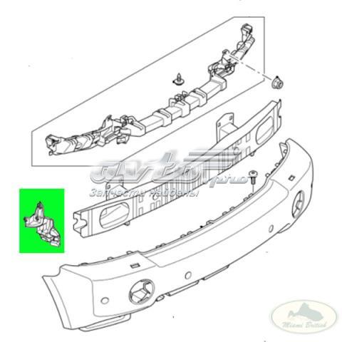  Кронштейн бампера переднего правый Land Rover Range Rover 3