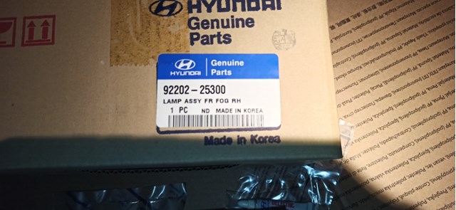 9220225300 Hyundai/Kia luzes de nevoeiro direitas