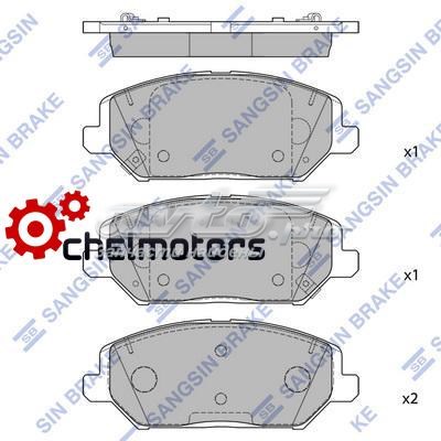 Передние тормозные колодки SP4242 Sangsin
