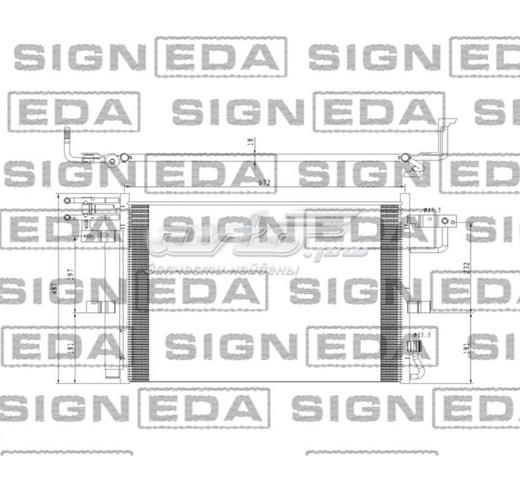 Купить RC3911 Signeda Радиатор системы охлаждения кондиционера