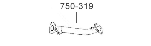 Приёмная труба 750319 Bosal