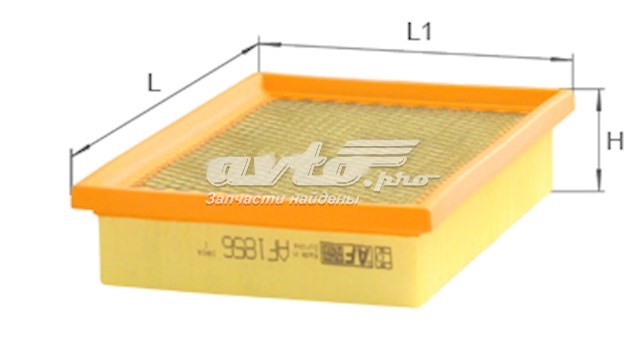 AF1856S Alpha Filter Воздушный фильтр двигателя