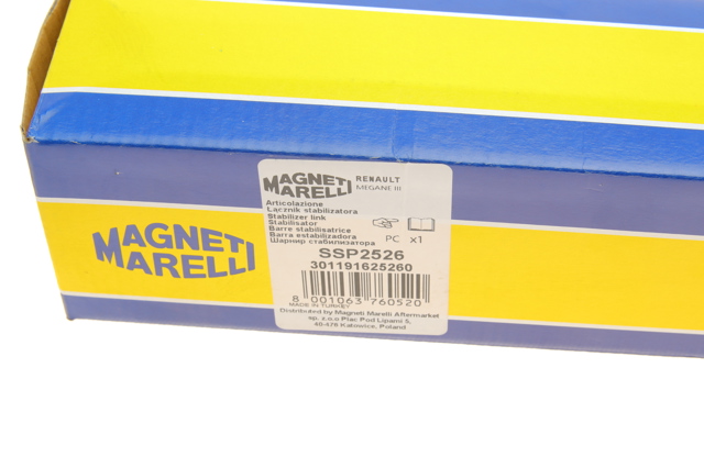 Ремкомплект переднего стабилизатора SSP2526 Magneti Marelli