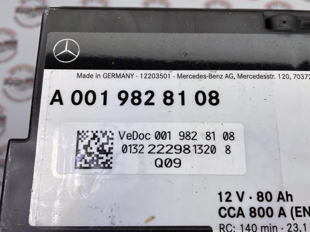 Купить Mercedes Емкость 80А/ч A0019828108
