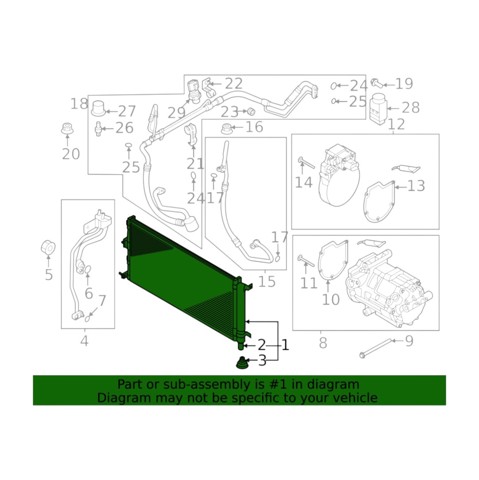 Конденсатор кондиционера NRF 350654 цена, от 202.30 USD