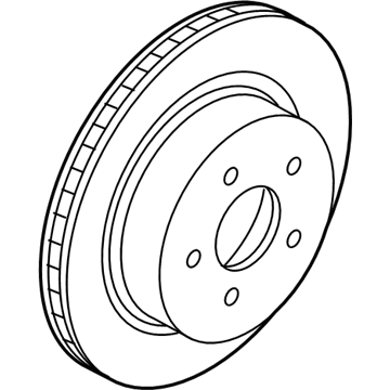 Disco do freio traseiro para Infiniti QX50 (J55X)