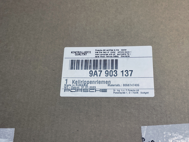  9A7903137 Porsche